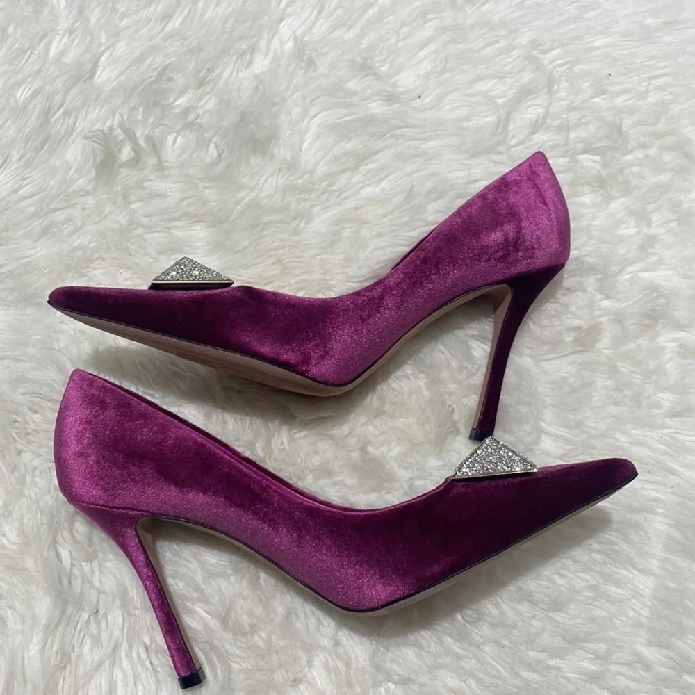 New Valentino Garavani stud pumps in rose‎ violet size 41EU
